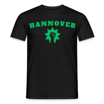Hanovre - T-shirt homme - noir - Devant - AI Model Male 178 light (178cm)