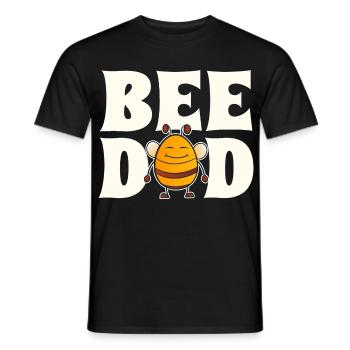 Papa abeille Apiculteur - T-shirt homme - noir - Devant - AI Model Male 178 light (178cm)