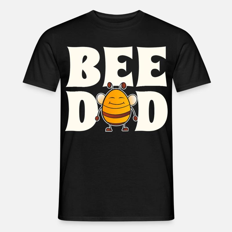 Bee Dad Imker - Männer T-Shirt - Schwarz