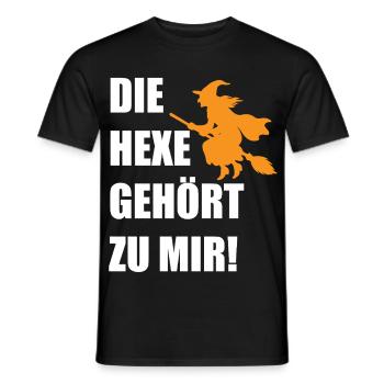 La sorcière m’appartient ! Sorcières drôles Halloween - T-shirt homme - noir - Devant - AI Model Male 178 light (178cm)