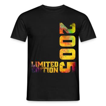 2005 Limited Edition Anniversaire Cadeau Original - T-shirt homme - noir - Devant - AI Model Male 178 light (178cm)