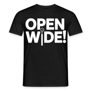 Équipe clinique de la vie professionnelle dentaire - T-shirt homme - noir - Devant - AI Model Male 178 light (178cm)