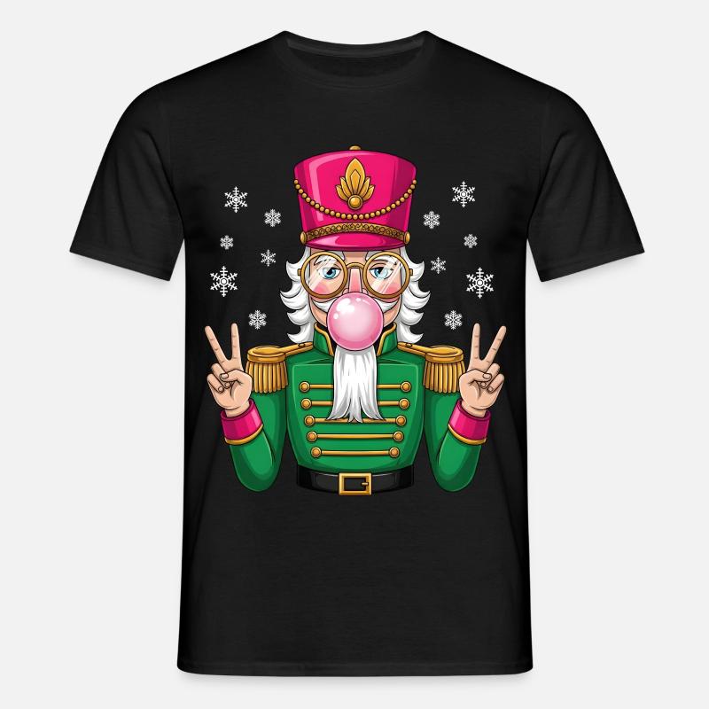 Nutcracker Bubble Gum - Männer T-Shirt - Schwarz