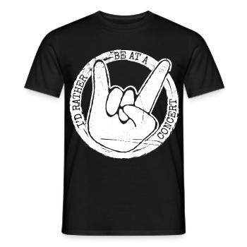 Konzertfans Musik Vintage Style Geschenkidee - Männer T-Shirt - Schwarz - Vorne - AI Model Male 178 light (178cm)