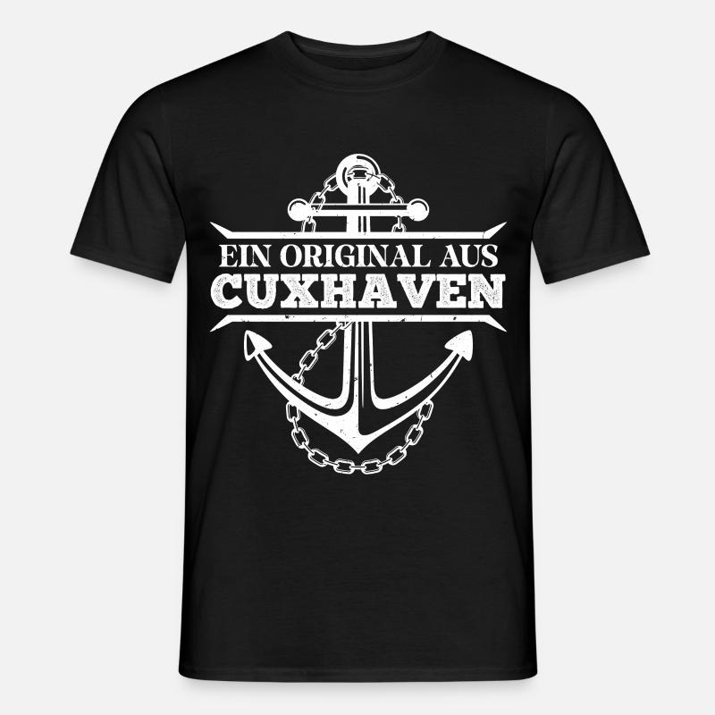 Cuxhavener EIN ORIGINAL AUS CUXHAVEN Lustig - Männer T-Shirt - Schwarz