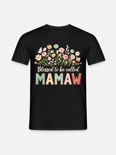 Gesegnet Mamaw genannt zu werden - Men's T-Shirt - black