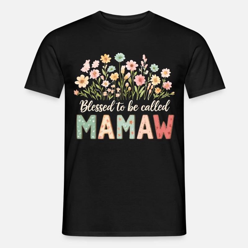 Gesegnet Mamaw genannt zu werden - Men's T-shirt - black