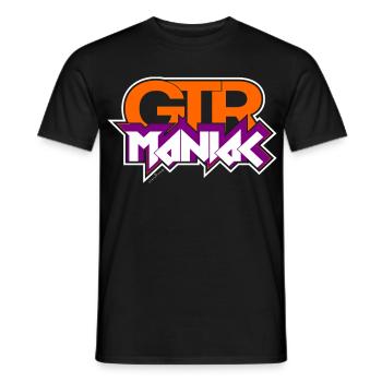 Maniaque de guitare - T-shirt homme - noir - Devant - AI Model Male 178 light (178cm)