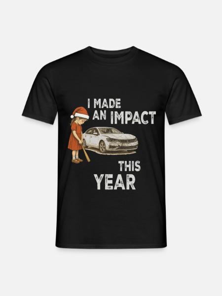 Unartiges Mädchen Weihnachten Lustig - Männer T-Shirt - Schwarz