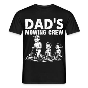 L’équipe de tonte de papa - T-shirt homme - noir - Devant - AI Model Male 178 light (178cm)