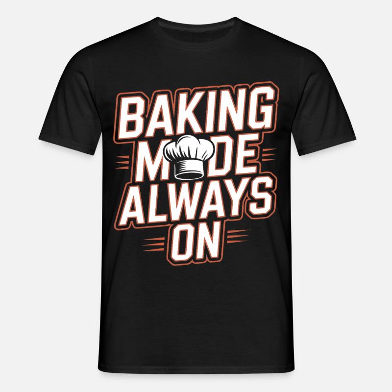 Baking mode always on - Men's T-Shirt - black