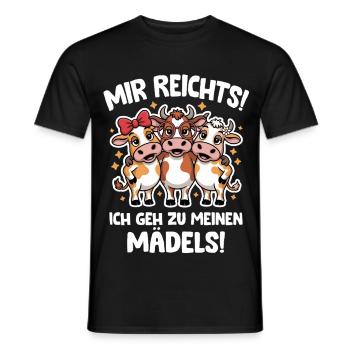 Fermier j’en ai assez, je vais voir mes filles - T-shirt homme - noir - Devant - AI Model Male 178 light (178cm)
