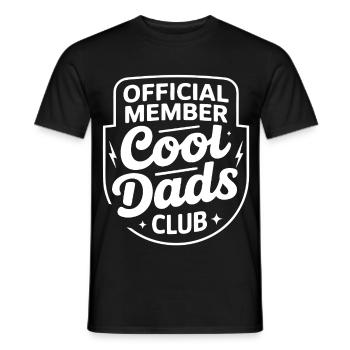 Offizieller Cool Dads Club - Männer T-Shirt - Schwarz - Vorne - AI Model Male 178 light (178cm)