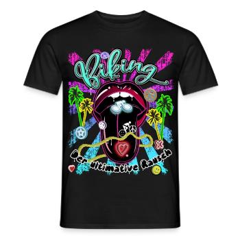 Cyclisme - T-shirt homme - noir - Devant - AI Model Male 178 light (178cm)