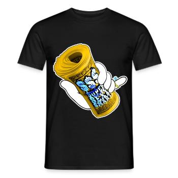 Money - Men's T-Shirt - black - Front - AI Model Male 178 light (178cm)