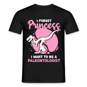 Paläontologin Traumprinzessin - Männer T-Shirt - Schwarz - Vorne - AI Model Male 178 light (178cm)