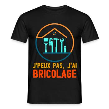 Ich kann kein DIY-T-Shirt - Männer T-Shirt - Schwarz - Vorne - AI Model Male 178 light (178cm)