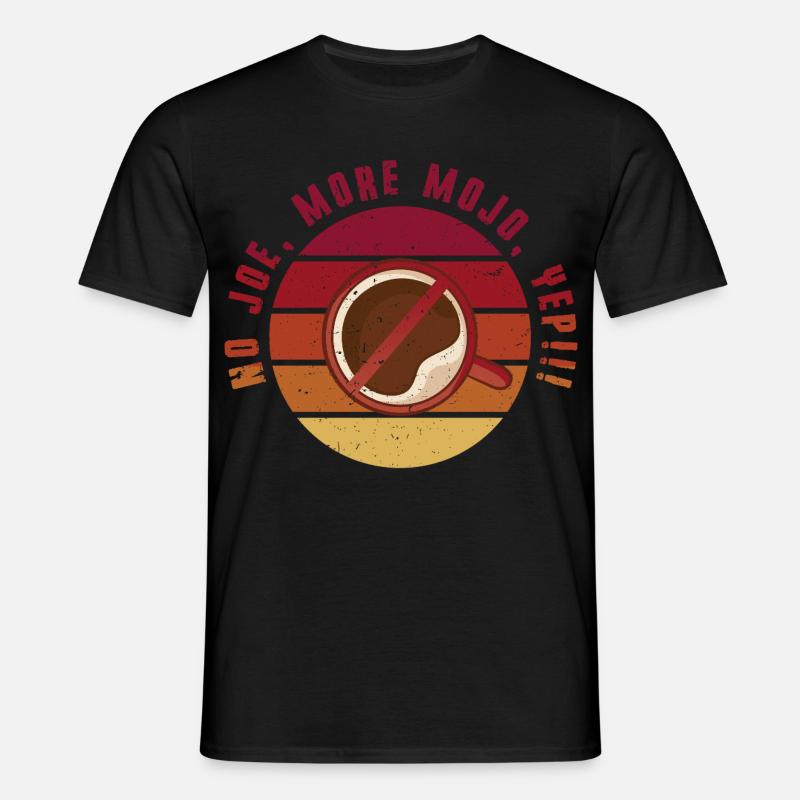 Kaffeeentzug Koffeinfrei Ex-Kaffeetrinker - Männer T-Shirt - Schwarz