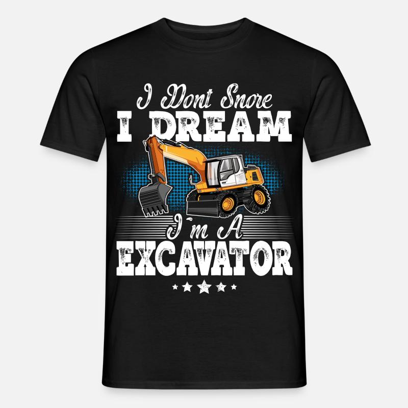 Excavator Operator - Men’s T-shirt - black