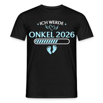 Je vais annoncer la grossesse de mon oncle en 2026 - T-shirt homme - noir - Devant - AI Model Male 178 light (178cm)