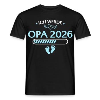 Je vais annoncer la grossesse de grand-père en 2026 - T-shirt homme - noir - Devant - AI Model Male 178 light (178cm)