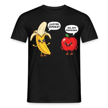 Funny Maestra School Spanish Teacher - Men's T-Shirt - black - Front - AI Model Male 178 light (178cm)