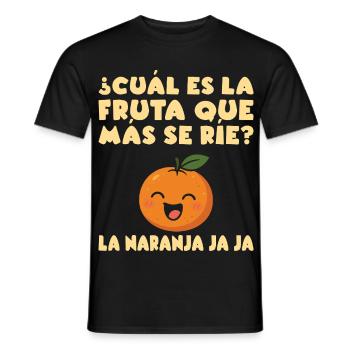 Professeur d’espagnol à l’école Funny Maestra - T-shirt homme - noir - Devant - AI Model Male 178 light (178cm)