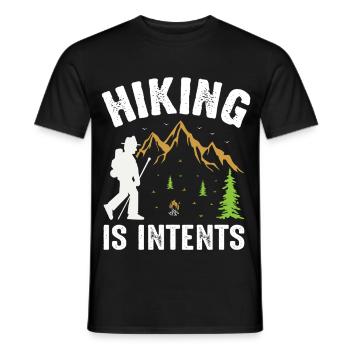 Wander - Men's T-Shirt - black - Front - AI Model Male 178 light (178cm)