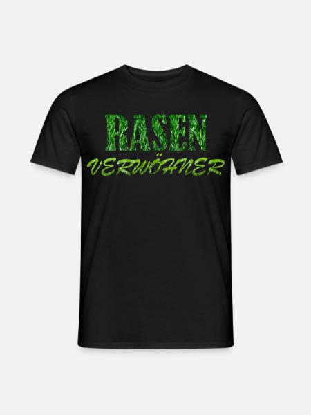 Rasenverwöhner Platzwart Rasen Wiese Greenkeeper - Männer T-Shirt - Schwarz