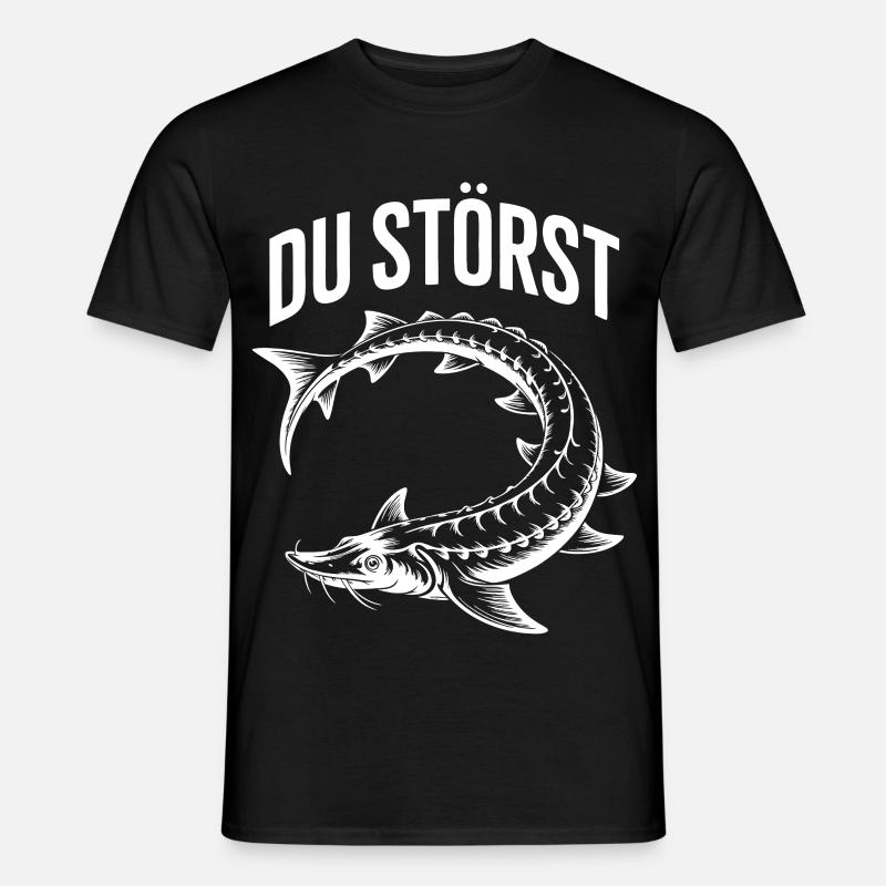 Du Störst - Männer T-Shirt - Schwarz