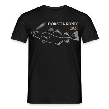 Cod King 2026 - Men's T-Shirt - black - Front - AI Model Male 178 light (178cm)