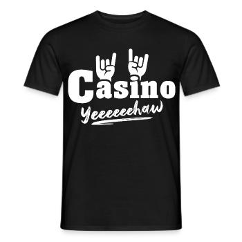 Casino - T-shirt homme - noir - Devant - AI Model Male 178 light (178cm)