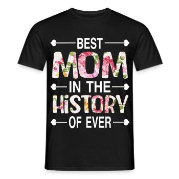 Maman Maman - T-shirt homme - noir - Devant - AI Model Male 178 light (178cm)