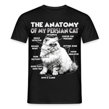 Süßes Katzen Frauen Motiv Katzen Spruch - Männer T-Shirt - Schwarz - Vorne - AI Model Male 178 light (178cm)