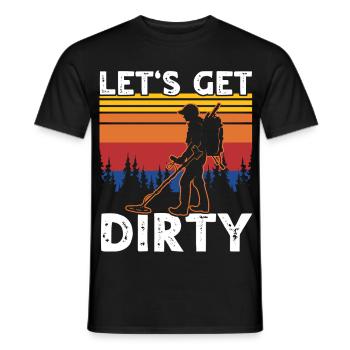 Dirt Fishing Sondelgänger - Männer T-Shirt - Schwarz - Vorne - AI Model Male 178 light (178cm)
