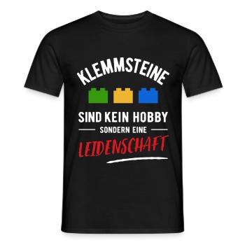 Clamping Stones | Not a hobby but a passion - Men's T-Shirt - black - Front - AI Model Male 178 light (178cm)