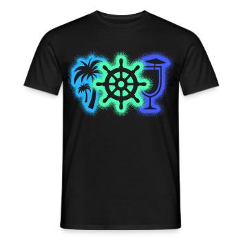 Cruise Cruise Ship Cruisers - Men's T-Shirt - black - Front - AI Model Male 178 light (178cm)