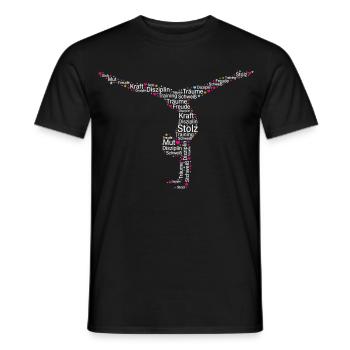Turnen Geschenk für Turnerin - Lustig - Männer T-Shirt - Schwarz - Vorne - AI Model Male 178 light (178cm)