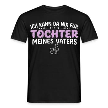 Je n’y peux rien, je suis la fille - T-shirt homme - noir - Devant - AI Model Male 178 light (178cm)