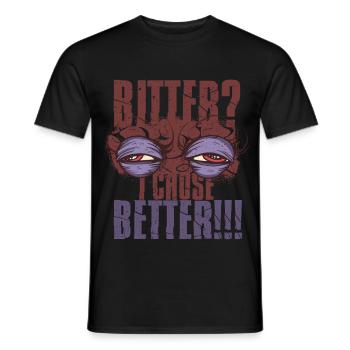 Kaffeeentzug Koffeinfrei Ex-Kaffeetrinker - Männer T-Shirt - Schwarz - Vorne - AI Model Male 178 light (178cm)