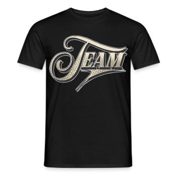 Team - Männer T-Shirt - Schwarz - Vorne - AI Model Male 178 light (178cm)