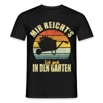 Garten Gärtner Gartenarbeit Lustiger Spruch - Männer T-Shirt - Schwarz - Vorne - AI Model Male 178 light (178cm)