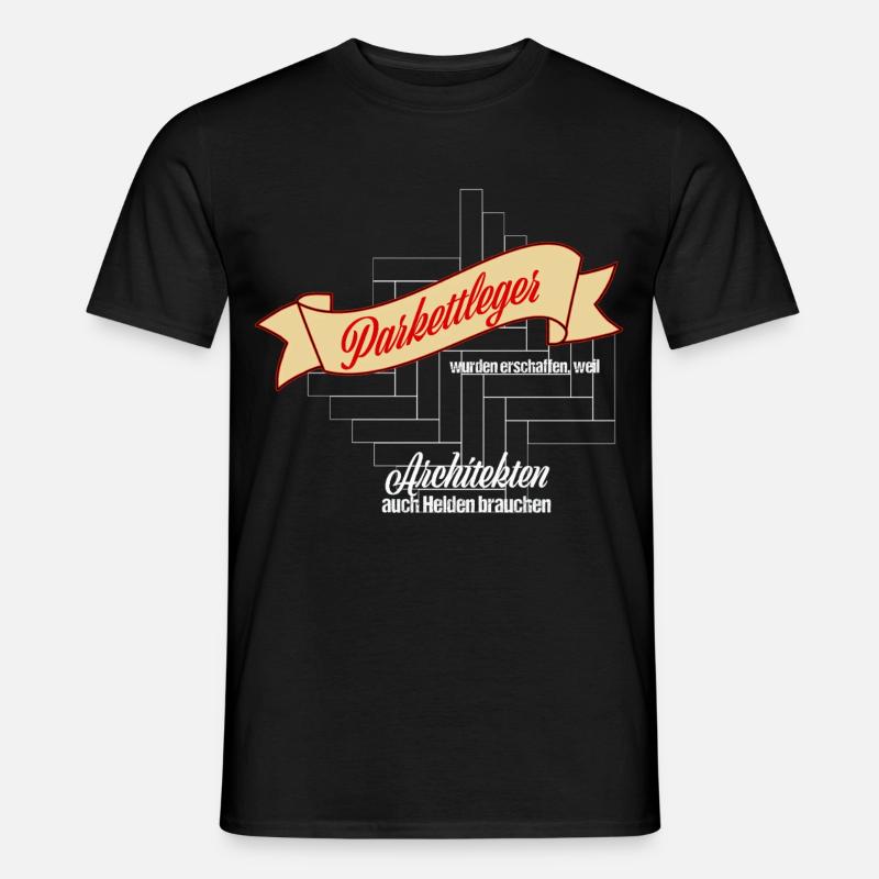 Parkettleger - Männer T-Shirt - Schwarz