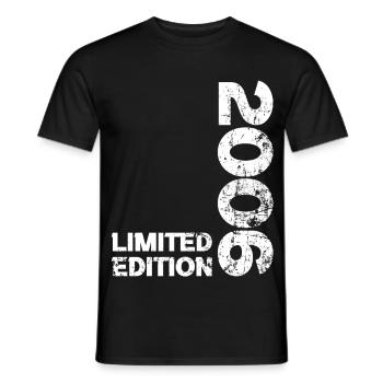 Anniversaire 2006 Né en 2006 Cadeau D'anniversaire - T-shirt homme - noir - Devant - AI Model Male 178 light (178cm)
