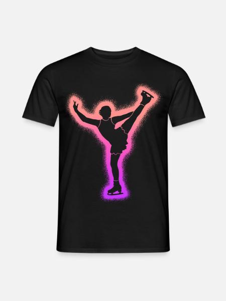 Eiskunstläuferin Eislaufen Mädchen Eiskunstlauf - Men's T-Shirt - black