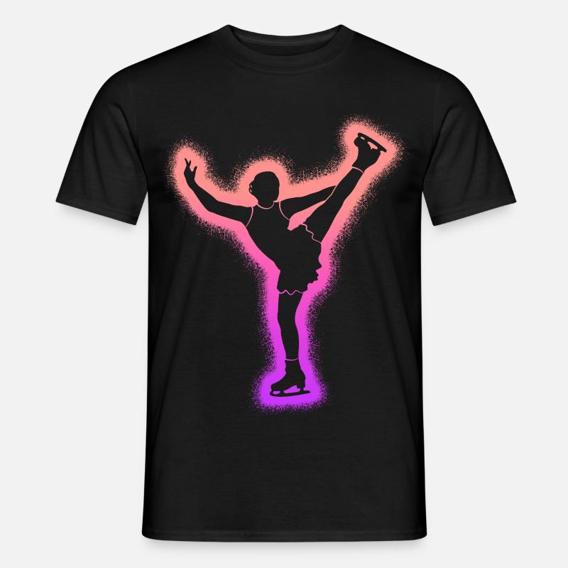 Eiskunstläuferin Eislaufen Mädchen Eiskunstlauf - Männer T-Shirt - Schwarz