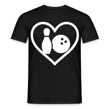 Cadeau de sports de bowling bowling bowling - T-shirt homme - noir - Devant - AI Model Male 178 light (178cm)