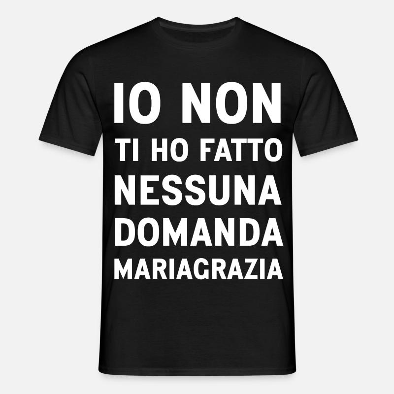 Mariagrazia (Black Version) - Maglietta da uomo - nero
