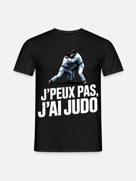 Ich kann nicht, ich habe Judo-Humor-Geschenk - Männer T-Shirt - Schwarz