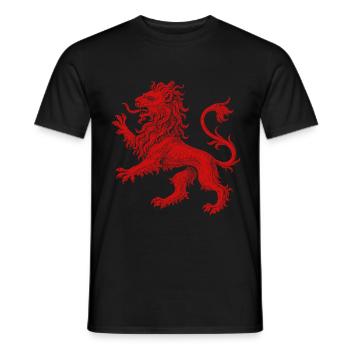 Lion Rouge - T-shirt homme - noir - Devant - AI Model Male 178 light (178cm)